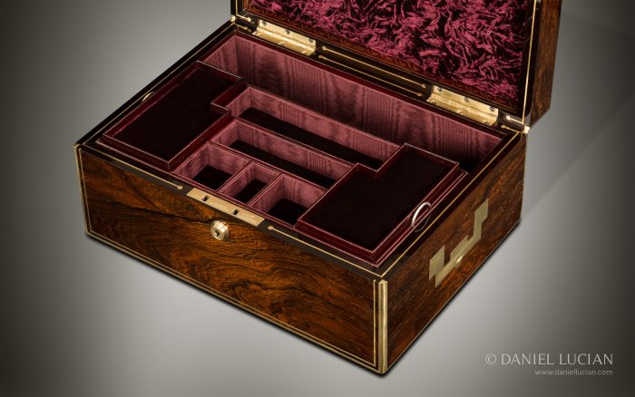 Antique Jewellery Box in Rosewood by Edwards.