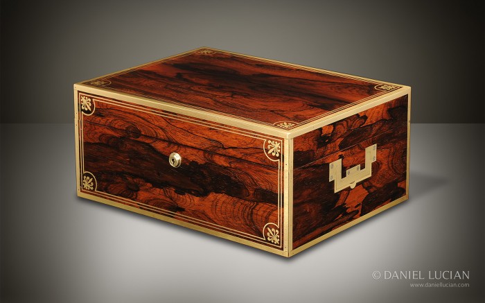 Antique Jewellery Box in Rosewood by Edwards.