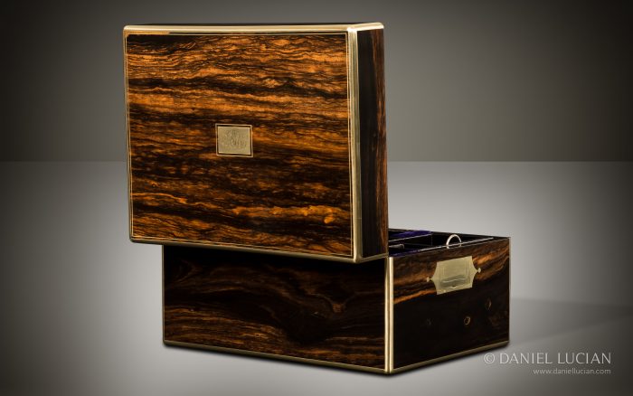 Coromandel Veneer from an Antique Jewellery Box, by Asprey.