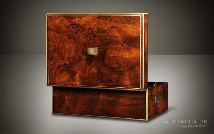 Asprey Antique Jewellery Box in Rosewood.