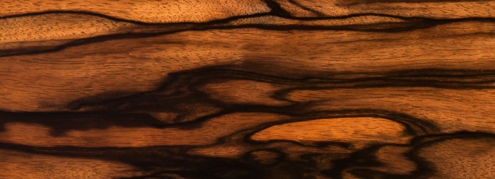 Calamander wood veneer from an antique dressing case by Asprey.