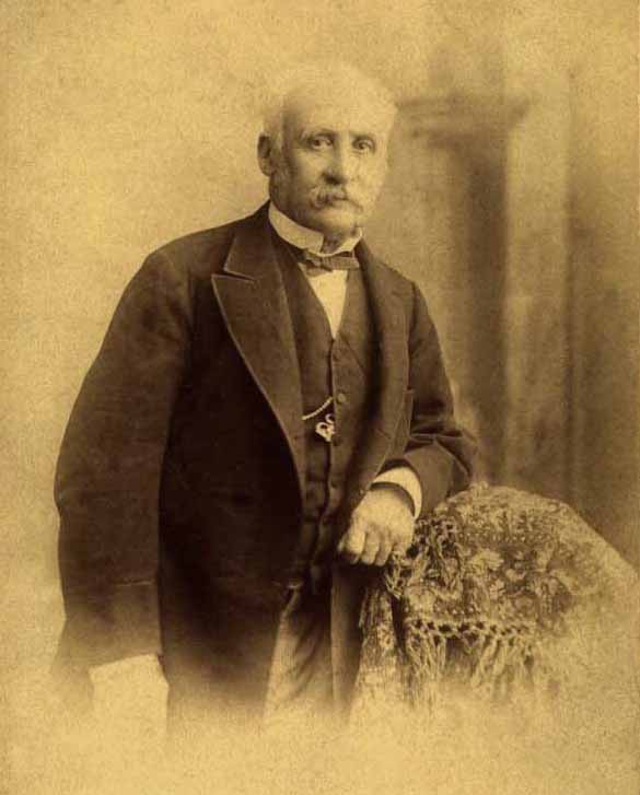 Portrait of Joseph Toulmin taken circa 1890.