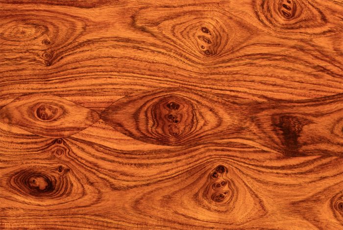 Kingwood veneer from an antique jewellery box by William Chrisp.