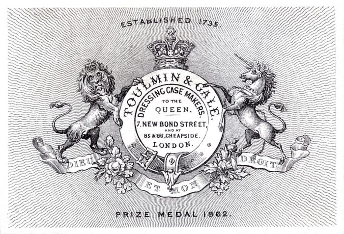 Toulmin & Gale advertising card from 1862.