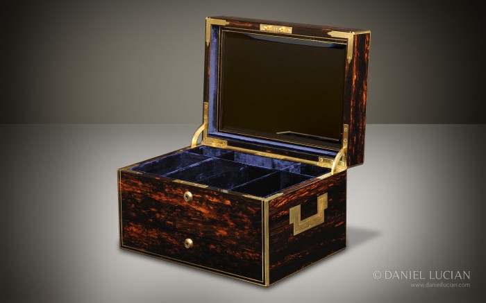 Asprey Antique Jewellery Box in Coromandel.