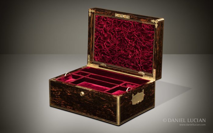 Antique Jewellery Box in Calamander, by William Halstaff.