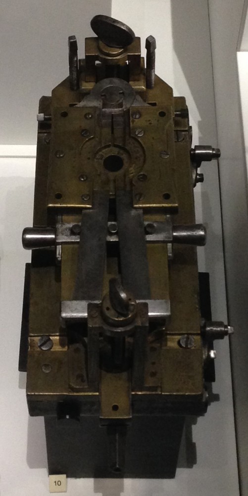 'Quick Grip' lock mount vice designed by Joseph Bramah and Henry Maudslay c.1790.