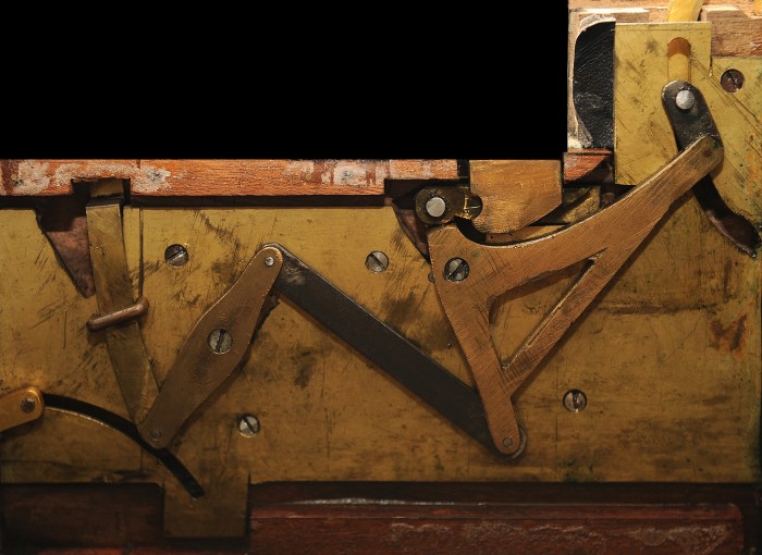 Betjemann's Patent 238 'Automatic' opening mechanism (left side).