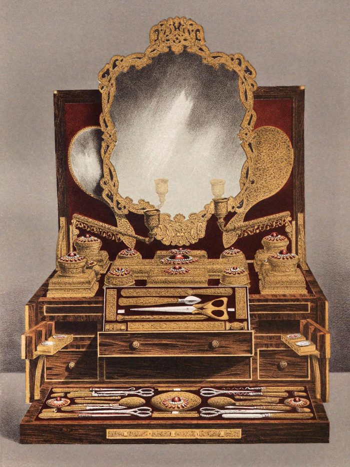Asprey dressing case exhibited at the International Exhibition of 1862.