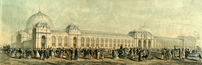 Venue of the International Exhibition of 1862, located in London's South Kensington.