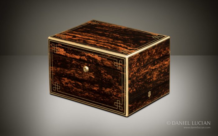 Antique Jewellery Box in Coromandel, by William Lund.