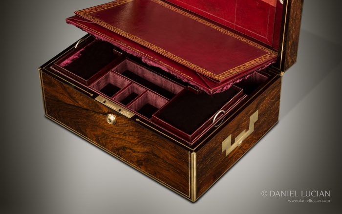 Antique Jewellery Box in Rosewood by Edwards.