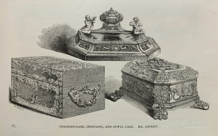 Magnificent Antique Dressing Case from Asprey, Displayed at the Great Exhibition of 1851.