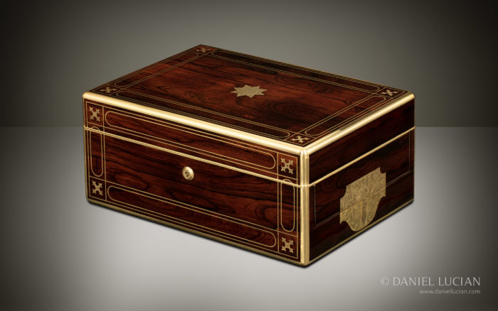 A Royal Commission by Queen Victoria; Antique Prototype Mechanical Jewellery Box in Rosewood.